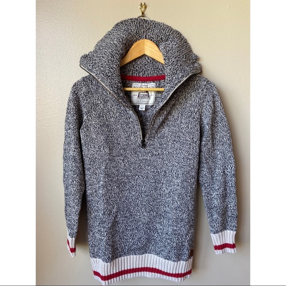 Roots Cabin Quarter Zip Tunic Sweater - Picture 7 of 7